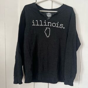 Illinois sweatshirt black